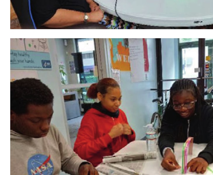 Students in class at 248 Main Street